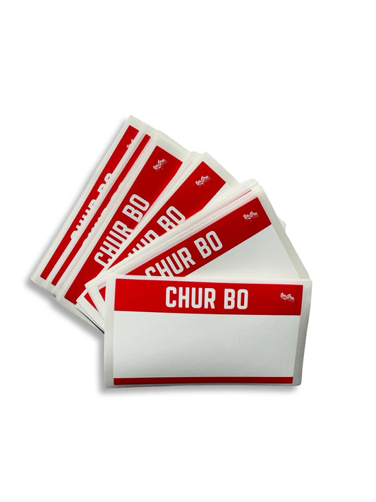 Chur Bo eggshell stickers