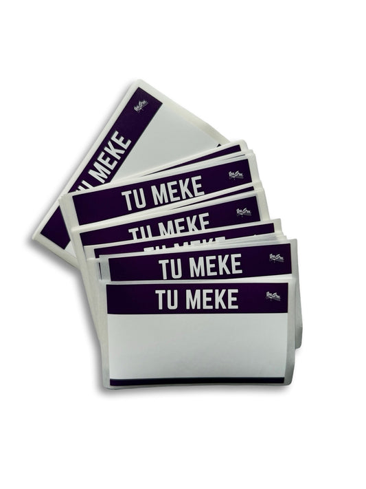 Te Meke eggshell stickers